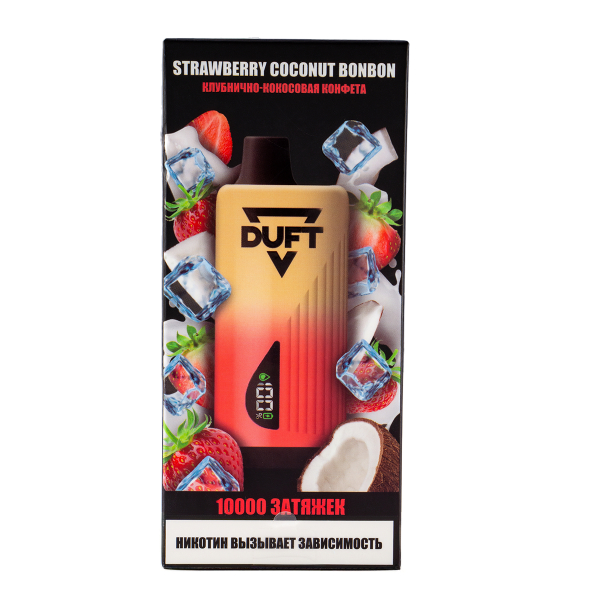 Электронка Duft Strawberry Coconut Bonbon (10000 Затяжек) в Турции