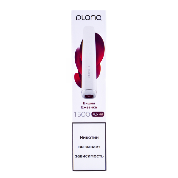Электронка Plonq Plus Вишня Ежевика (1500 Затяжек) 20 Мг в Турции