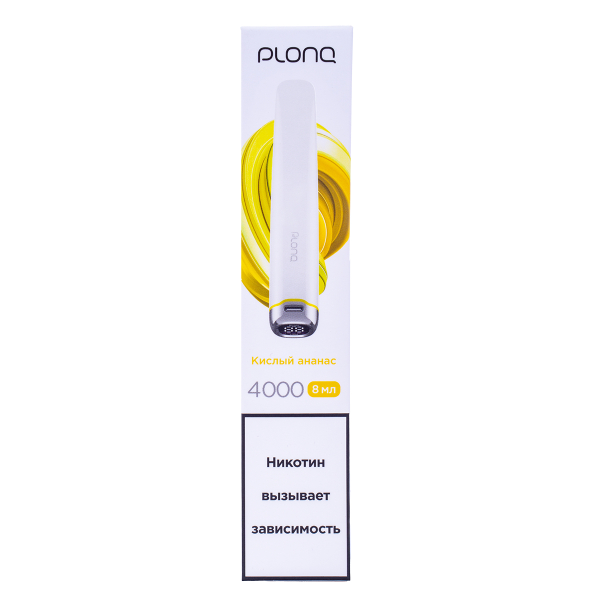 Электронка Plonq Plus Pro Кислый Ананас (4000 Затяжек) 20 Мг в Турции