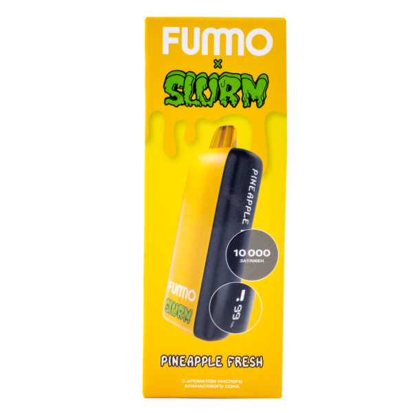 Электронка Fummo Indic Slurm Кислый Ананасовый Сок (10 000 Затяжек) в Турции