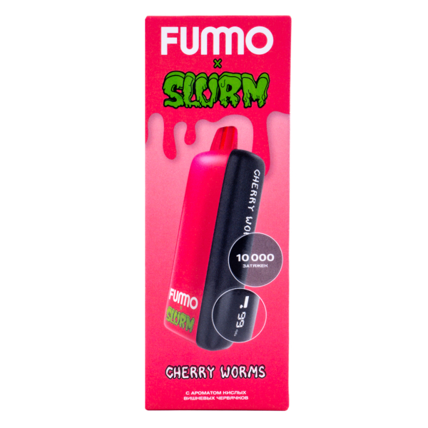 Электронка Fummo Indic Slurm Кислые Вишневые Червячки (10 000 Затяжек) в Турции
