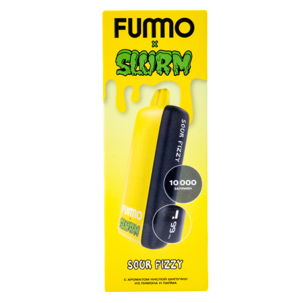 Электронка Fummo Indic Slurm Кислая Шипучка Из Лимона И Лайма (10 000 Затяжек) в Турции