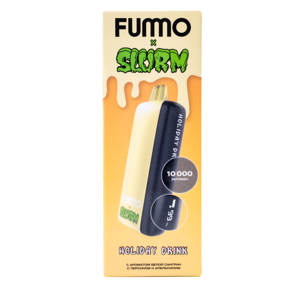Электронка Fummo Indic Slurm Белая Сангрия С Персиком И Апельсином (10 000 Затяжек) в Турции