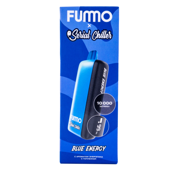 Электронка Fummo Indic Serial Chiller Энергетик С Голубикой (10 000 Затяжек) в Турции