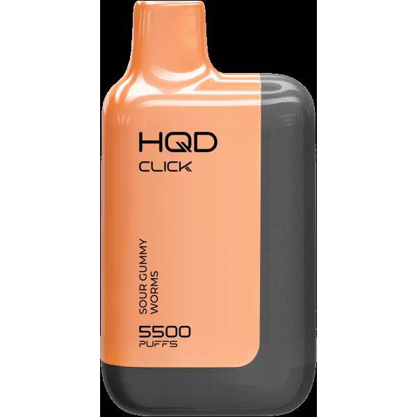 POD-система Hqd Click Устройство + Картридж Кислые Мармеладные Червячки (5500 Затяжек) в Турции