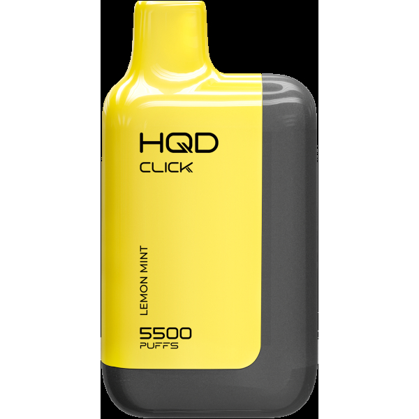 POD-система Hqd Click Устройство + Картридж Лимон Мята (5500 Затяжек) в Турции