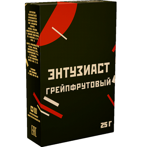 Табак Энтузиаст Грейпфрутовый  25 грамм в Турции