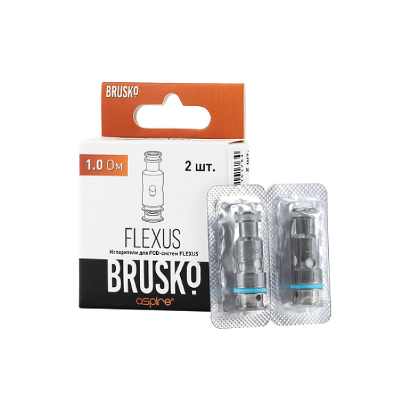 Испаритель Brusko Flexus Af Mesh Coil, 1.0 Ом, Упак. 2 Шт в Турции