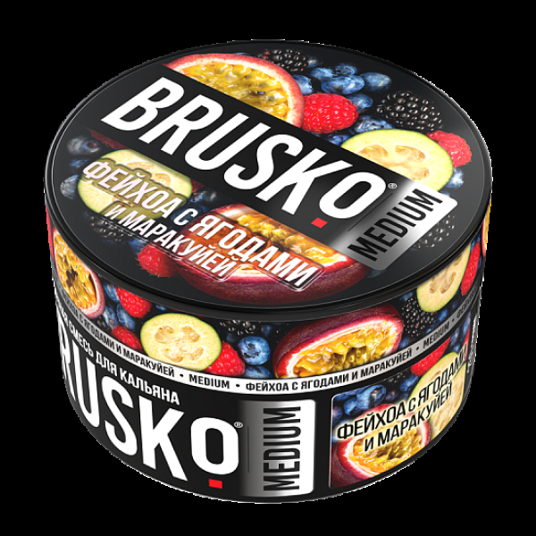 Смесь Brusko Фейхоа С Ягодами И Маракуйей (Medium)  250 гр в Турции