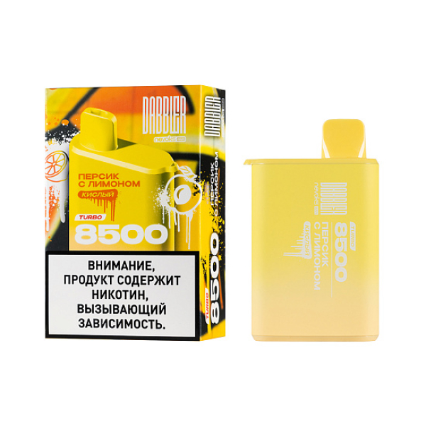 Электронка Dabbler Turbo Персик С Лимоном 8500 затяжек в Турции