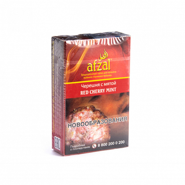 Табак Afzal Red Cherry Mint 40 грамм  в Турции