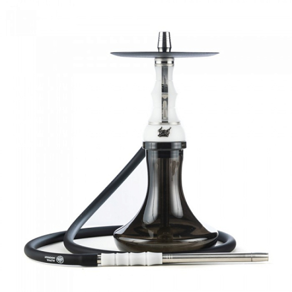 Кальян Alpha Hookah Beat White Silver Тонированн Колба  в Турции