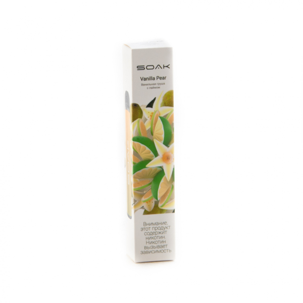 ЭСДН SOAK X Vanilla Pear 2200 тяг в Турции