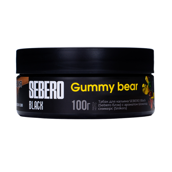 Табак Sebero Black Gummy Bear 100 грамм в Турции