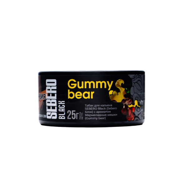 Табак Sebero Black Gummy Bear 25 грамм в Турции