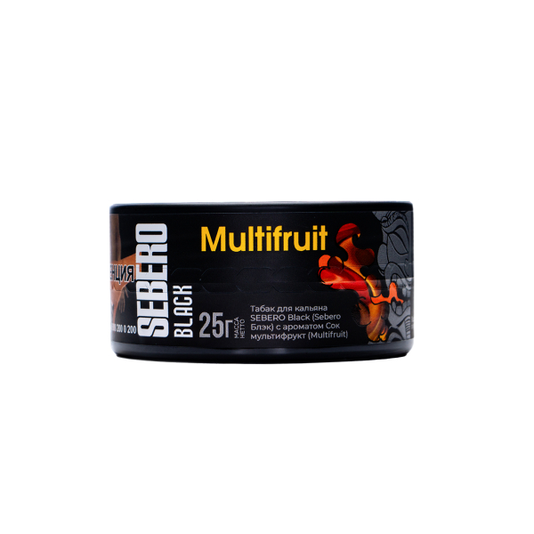 Табак Sebero Black Multifruit 25 грамм в Турции