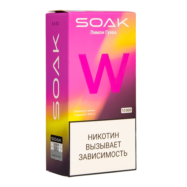 Электронная сигарета Soak W Лмион Гуава 10000 в Турции