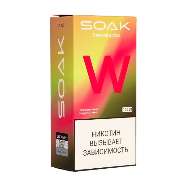 Электронная сигарета Soak W Свежий Арбуз 10000 в Турции