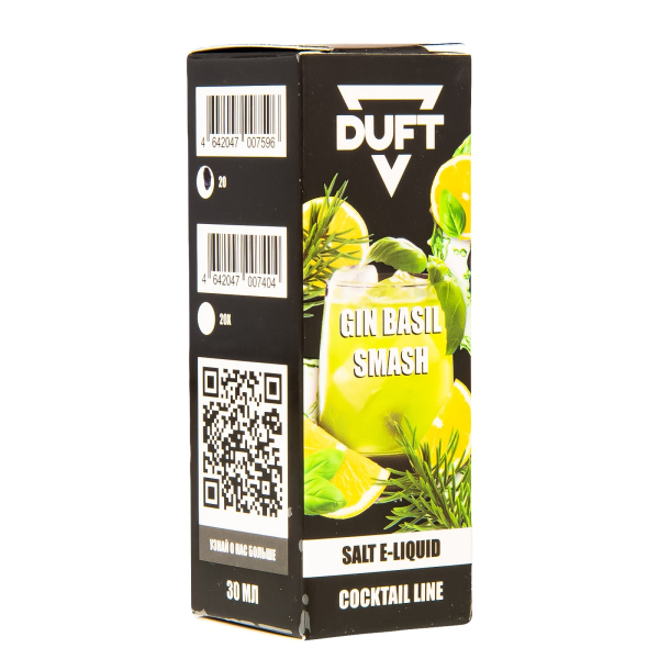 Жидкость Duft Cocktails Line Salt Gin Basil Smash 30 Мл в Турции