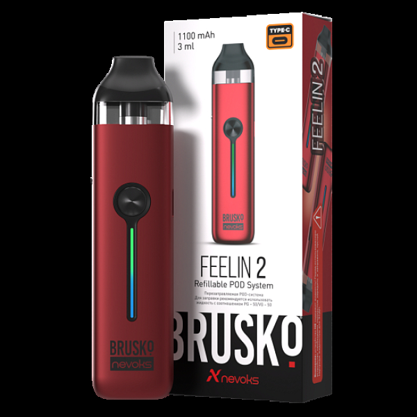POD-система Brusko Feelin 2 Малиновый в Турции