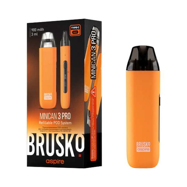 POD-система Brusko Minican 3 Pro оранжевый в Турции