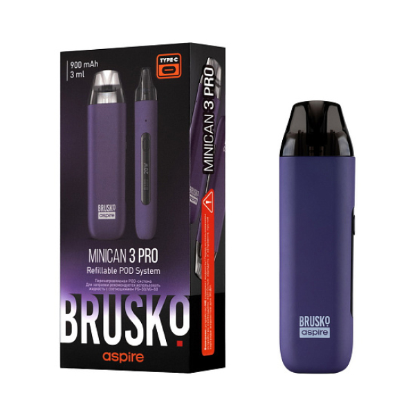 POD-система Brusko Minican 3 Pro фиолетовый в Турции