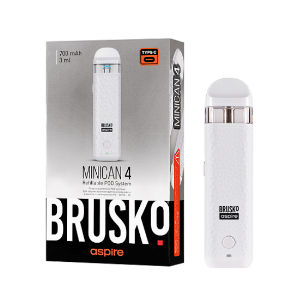 POD-система Brusko Minican 4 Белый в Турции