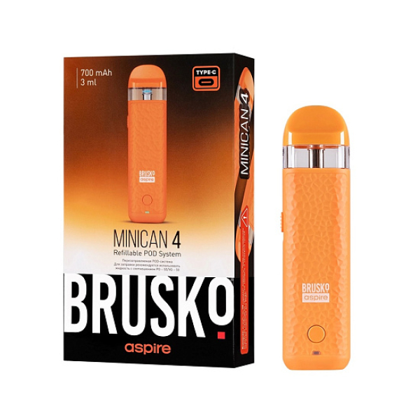POD-система Brusko Minican 4 Оранжевый в Турции