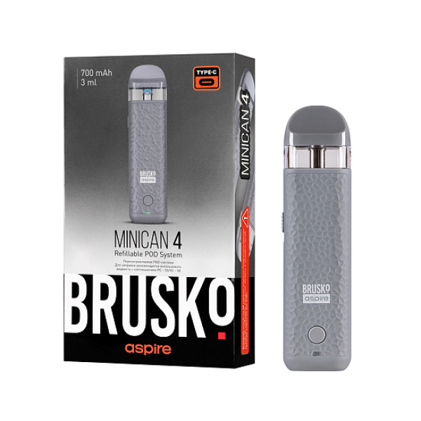 POD-система Brusko Minican 4 Серый в Турции