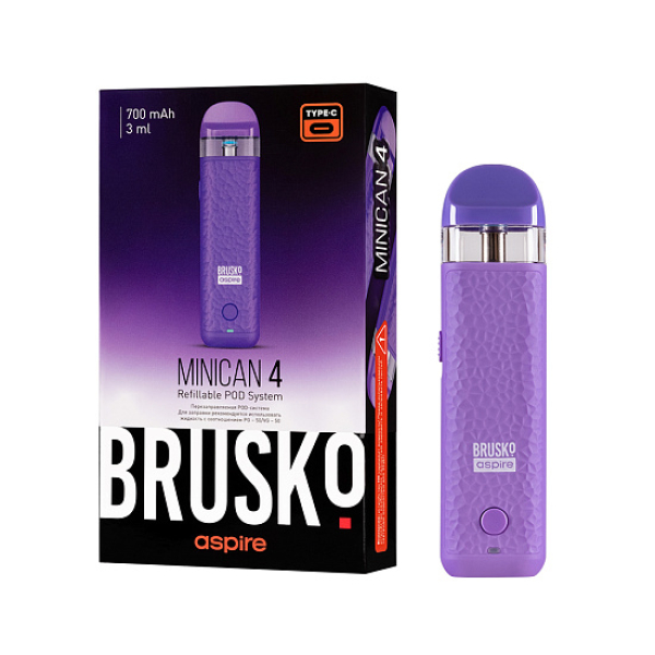 POD-система Brusko Minican 4 Фиолетовый в Турции