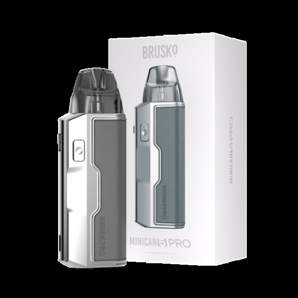 POD-система Brusko Minican 5 Pro Metallic Grey Красный,серый в Турции