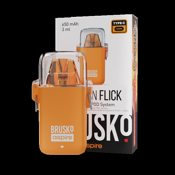 POD-система Brusko Minican Flick Оранжевый в Турции