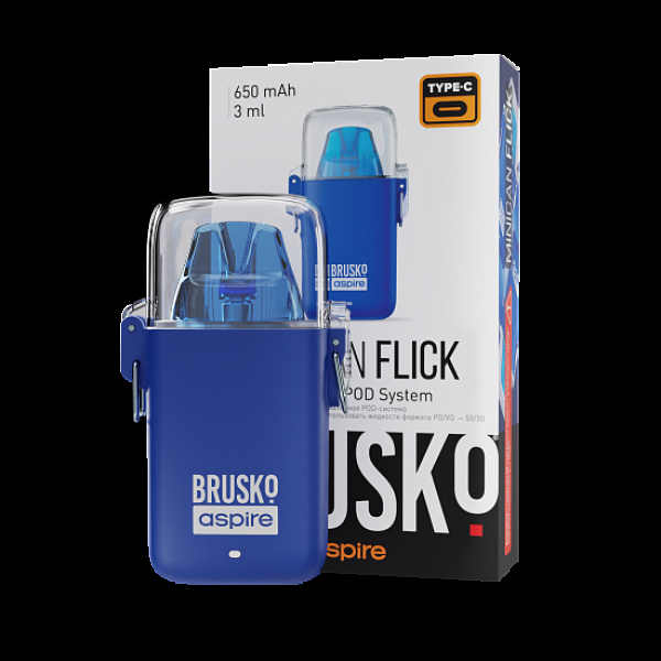 POD-система Brusko Minican Flick Синий в Турции