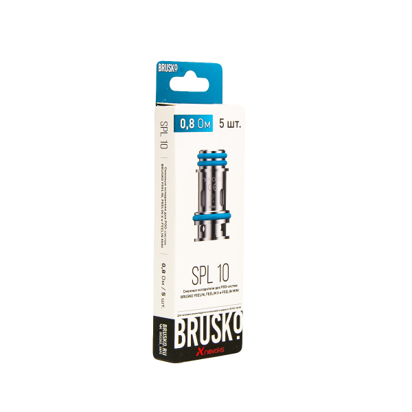 Испаритель Brusko Feelin Spl10 0.8 Ом 5 шт в Турции