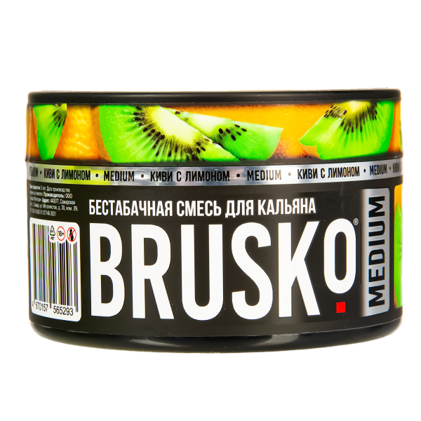 Бестабачная смесь Brusko Medium Киви С Лимоном 250 грамм в Турции