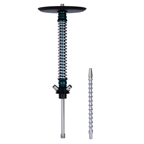 Кальян Mamay Customs Coilovers Зелёный Лак Хром в Турции