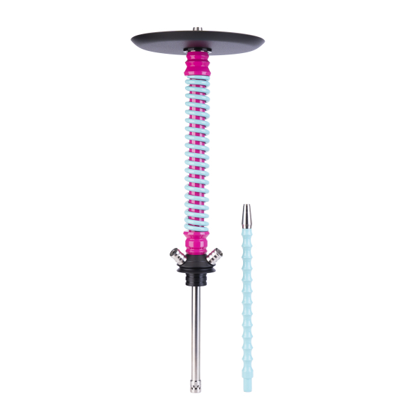 Кальян Mamay Customs Coilovers Фуксия Мята   Грав. Черепа в Турции