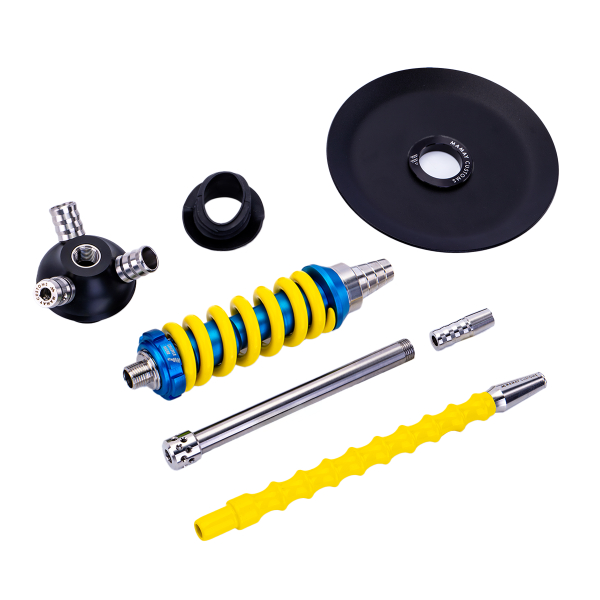 Кальян Mamay Customs Coilover Micro Сине Жёлтый в Турции