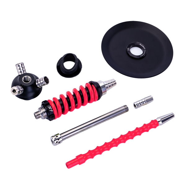 Кальян Mamay Customs Coilover Micro Чёрно Розовый в Турции