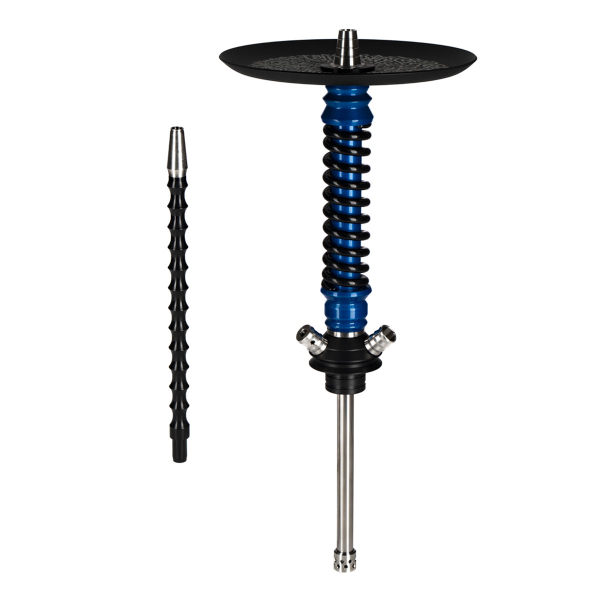 Кальян Mamay Customs Coilovers Mini Голубой Лак Черный Грав. Калиграфия в Турции