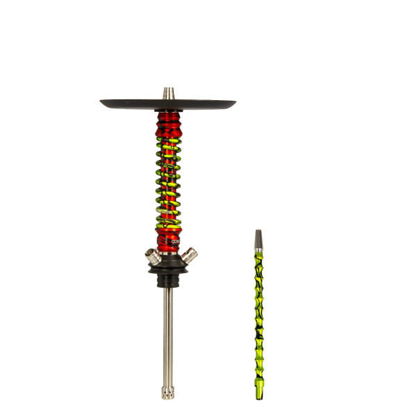 Кальян Mamay Customs Coilovers Mini Красный Сплеш Салатовый Сплеш в Турции