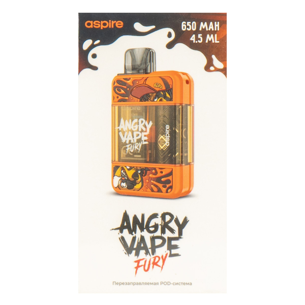 POD-система Brusko Angry Vape Fury 650 Mah Оранжевый в Турции