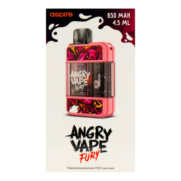 POD-система Brusko Angry Vape Fury 650 Mah Розовый в Турции