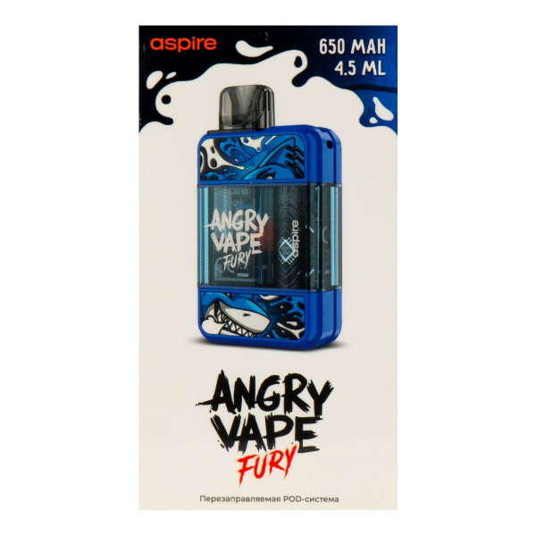 POD-система Brusko Angry Vape Fury 650 Mah Синий в Турции