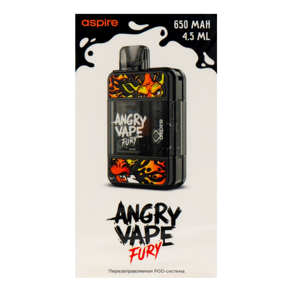 POD-система Brusko Angry Vape Fury 650 Mah Черный в Турции