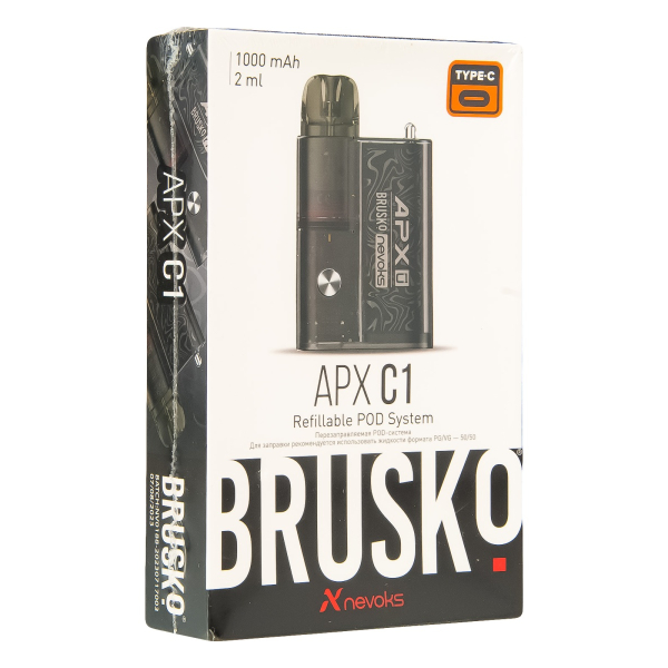 POD-система Brusko Apx C1 Чёрный Шёлк в Турции