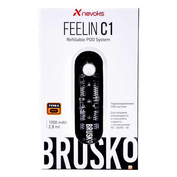 POD-система Brusko Feelin C1 Белый в Турции