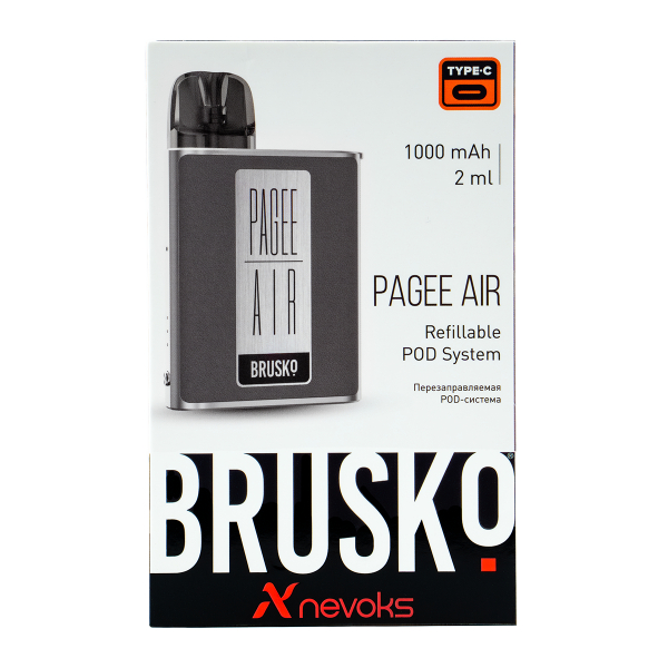 POD-система Brusko Pagee Air Space Grey Серый в Турции