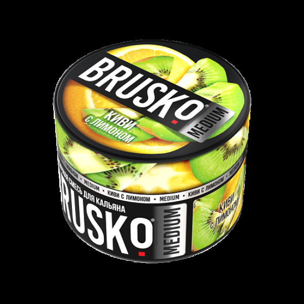 Бестабачная смесь Brusko Киви С Лимоном Medium 50 грамм в Турции
