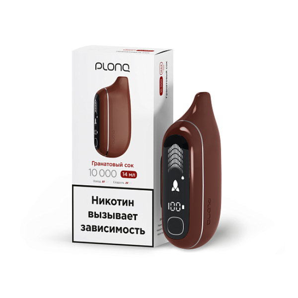 Электронка Plonq Max Pro   Гранатовый Сок 10000 затяжек в Турции